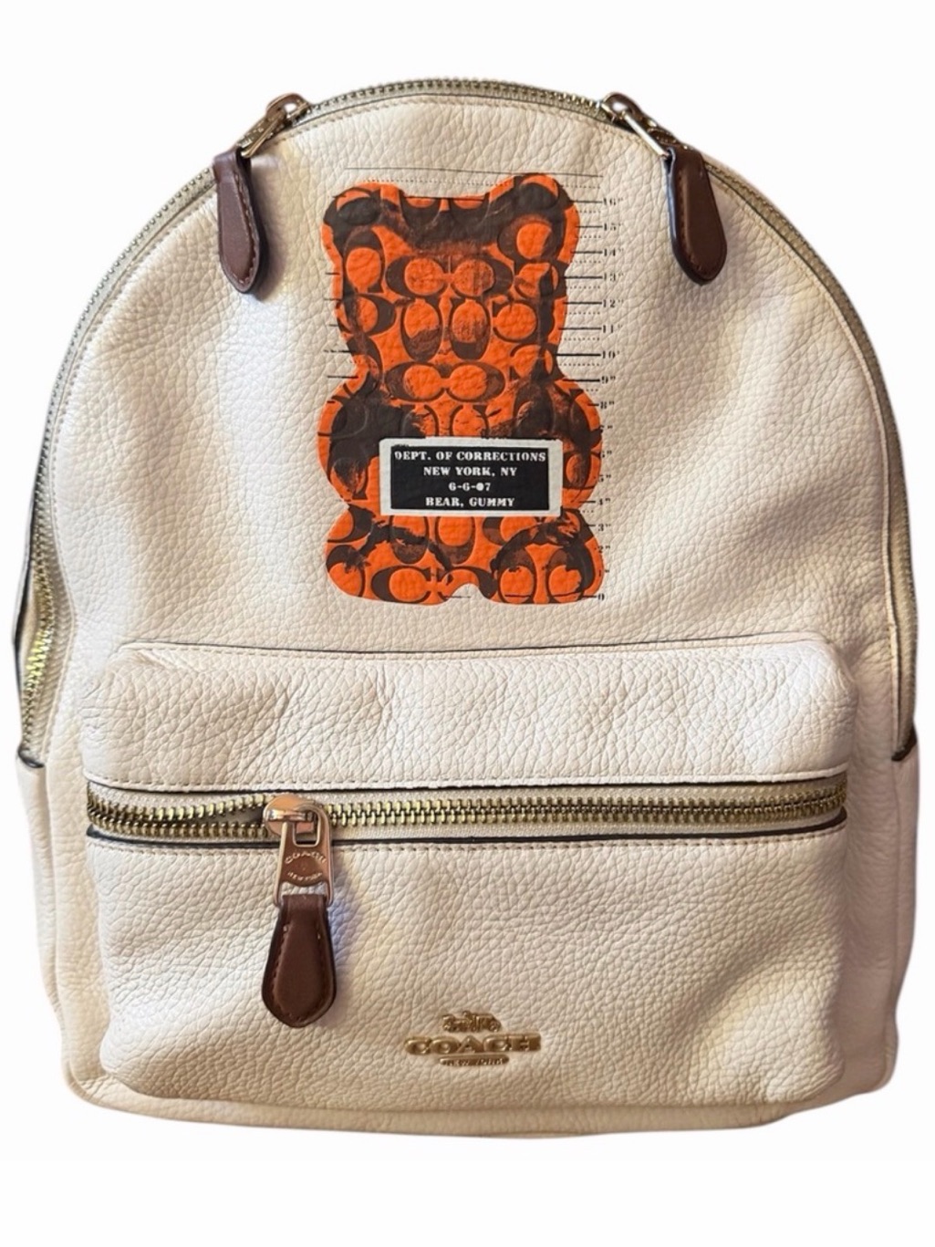 Limited Edition Coach Medium Charlie Backpack With Vandal Gummy